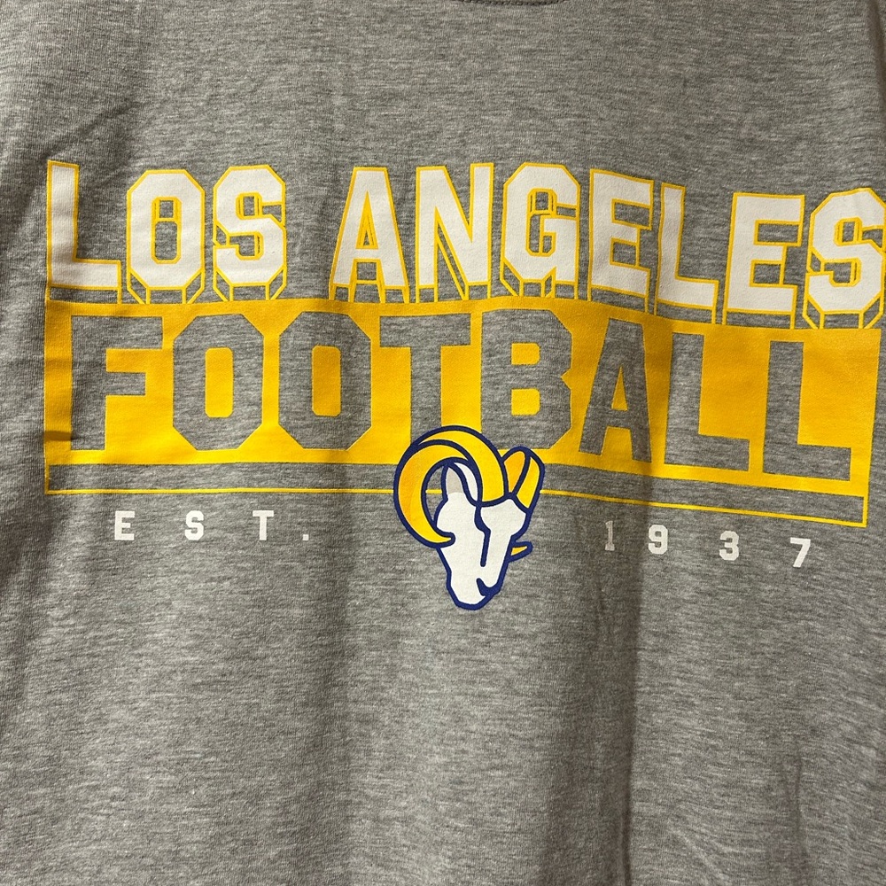 Los Angeles Rams Grey Long Sleeve Mens Medium - Picture 3 of 4
